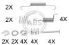 Монтажний к-кт гальм. колодок MITSUBISHI OUTLANDER II (CW_W), ASX (GA_W_) (вир-во ABS) A.B.S. 0010Q (фото 1)