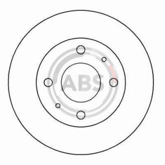 Гальмівний диск A.B.S. 16635
