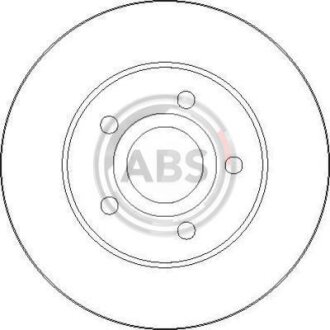 Диск гальмівний передн. (ABS) A.B.S. 17032