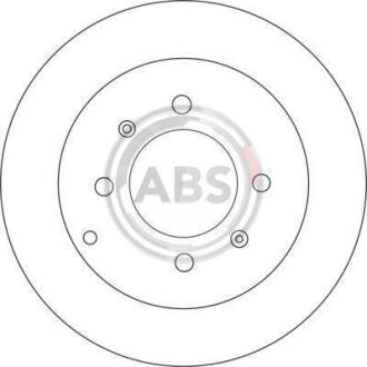 Гальмівний диск A.B.S. 17207