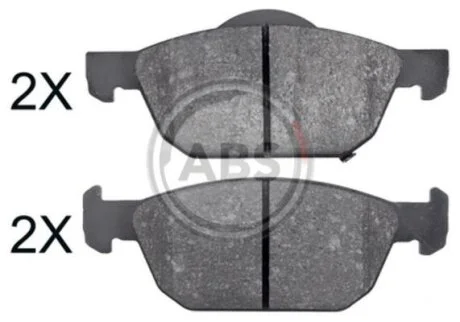 Гальмівні колодки перед. Honda Civic 12-22 (ATE) A.B.S. 35002