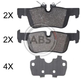 Колодки гальмівні дискові A.B.S. 35030