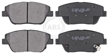Комплект гальмівних накладок, дискове гальмо A.B.S. 35033