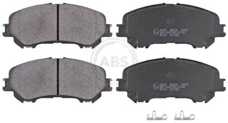 Комплект гальмівних накладок, дискове гальмо A.B.S. 35045