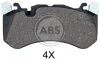 Гальмівні колодки пер. MB C-Class (W205)/E-Class (W213)/GLC (C253) 3.0/4.0i 14- (BREMBO) A.B.S. 35109 (фото 1)