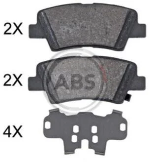 Колодка гальм. диск. задн. (вир-во ABS) A.B.S. 35133