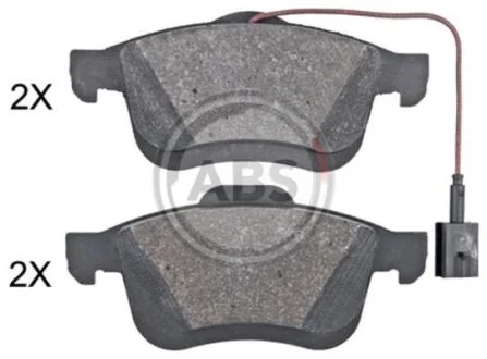 Гальмівні колодки пер. Doblo 15- (диск 305mm)(155.2x69.08x20.3) A.B.S. 35137