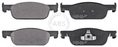Комплект гальмівних накладок, дискове гальмо A.B.S. 35138