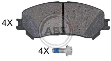 Гальмівні колодки пер. Renault Scenic IV 16-/Megane IV 15-/Espace V 15- A.B.S. 35145