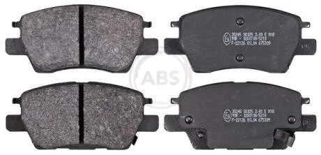 Комплект гальмівних накладок, дискове гальмо A.B.S. 35245