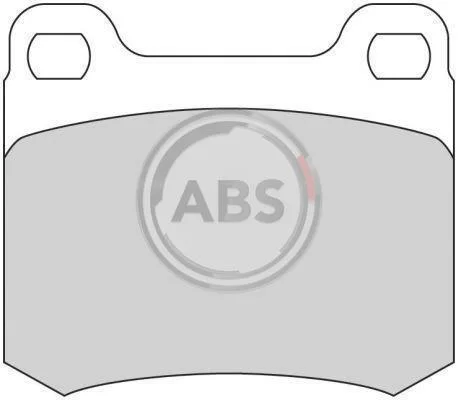 Колодка гальм. MB 190/200/300/C/E задн. (вир-во ABS) A.B.S. 36498/1 (фото 1)