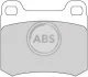 Колодка гальм. MB 190/200/300/C/E задн. (вир-во ABS) A.B.S. 36498/1 (фото 1)