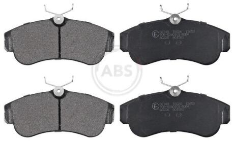 Комплект гальмівних накладок, дискове гальмо A.B.S. 36740