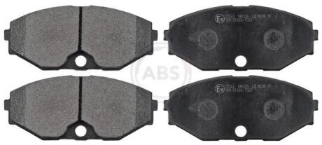 Комплект гальмівних накладок, дискове гальмо A.B.S. 37161