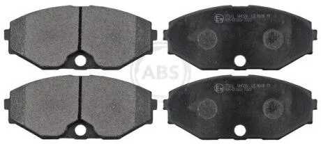 Комплект гальмівних накладок, дискове гальмо A.B.S. 37161