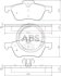 Гальмівні колодки пер. MINI Cooper 01-07 (ATE) A.B.S. 37279 (фото 1)