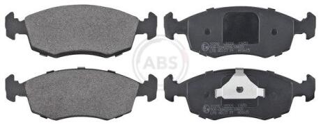 Комплект гальмівних накладок, дискове гальмо A.B.S. 37292