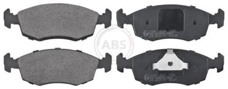 Комплект гальмівних накладок, дискове гальмо A.B.S. 37292