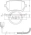 Гальмівні колодки зад. VW Phaeton 02-16 (LUCAS/TRW) (з датчиками) A.B.S. 37368 (фото 1)