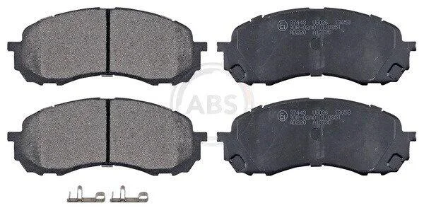 Колодка гальм. SUBARU Impreza передн. (вир-во ABS) A.B.S. 37443 (фото 1)