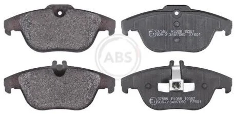 Комплект гальмівних накладок, дискове гальмо A.B.S. 37585