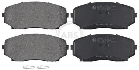 Комплект гальмівних накладок, дискове гальмо A.B.S. 37643