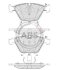 Гальмівні колодки пер. BMW 3 (E90)/X1 (E84) (ATE) 04-12 (155,1x68,5x20,3) A.B.S. 37667 (фото 1)