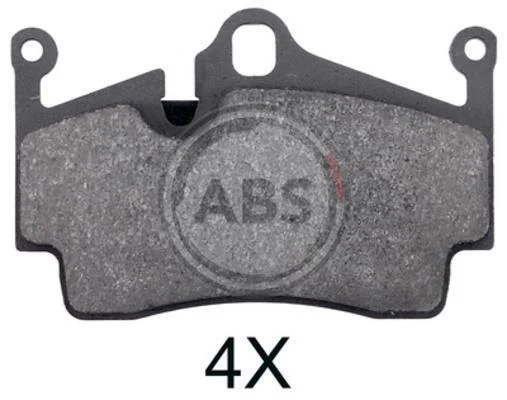 Гальмівні колодки зад. Boxster (987/982)/Cayman (981/987) 04- (BREMBO) A.B.S. 37697 (фото 1)