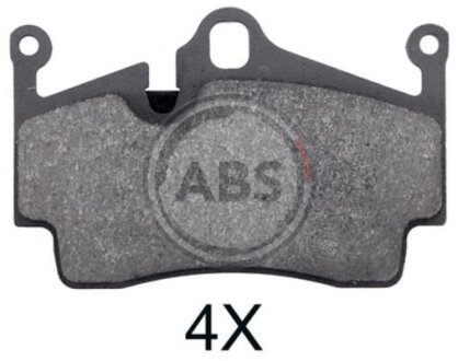 Гальмівні колодки зад. Boxster (987/982)/Cayman (981/987) 04- (BREMBO) A.B.S. 37697