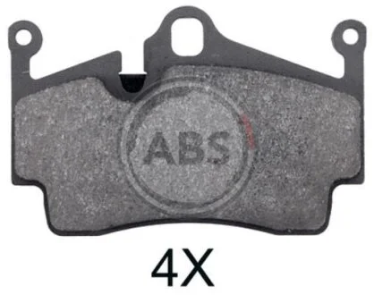 Гальмівні колодки зад. Boxster (987/982)/Cayman (981/987) 04- (BREMBO) A.B.S. 37697