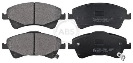 Комплект гальмівних накладок, дискове гальмо A.B.S. 37722
