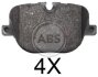 Гальмівні колодки задн. Range Rover III/Sport 4.4D/5.0 09-13 A.B.S. 37802 (фото 1)