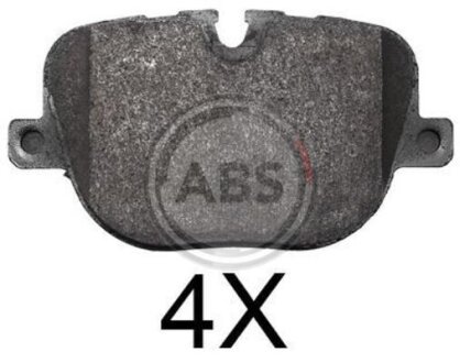 Гальмівні колодки задн. Range Rover III/Sport 4.4D/5.0 09-13 A.B.S. 37802