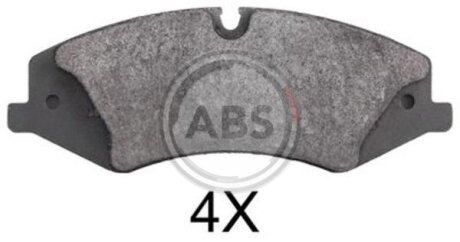 Гальмівні колодки пер. Land Rover Discovery 09- (LUCAS/TRW) A.B.S. 37803