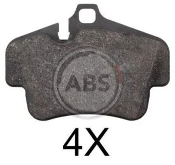 Гальмівні колодки зад. 911 (997)/718 Boxter (982) 04- (121.3x86.1x16.8) (BREMBO) A.B.S. 37823