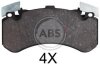 Гальмівні колодки пер. Audi A6/A7/A8 09-18 (BREMBO) (188,8x101x17) A.B.S. 37894 (фото 1)