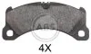 Гальмівні колодки перед. Cayenne (958)/Panamera (971)/Macan (95B) 2.0-4.8 10-23 (BREMBO) A.B.S. 37918 (фото 1)