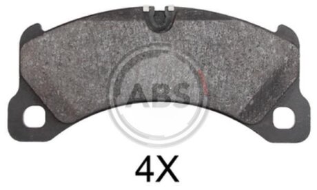 Гальмівні колодки перед. Cayenne (958)/Panamera (971)/Macan (95B) 2.0-4.8 10-23 (BREMBO) A.B.S. 37918