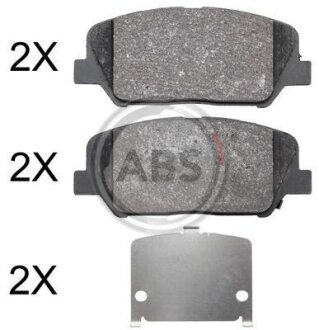 Гальмівні колодки пер. Hyundai i30/Ceed 11- (SUMITOMO) A.B.S. 37948