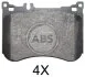 Гальмівні колодки пер. MB S300/S350/S400/S500 14- (BREMBO) A.B.S. 37952 (фото 1)