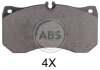 Гальмівні колодки пер. Audi A6/A7/A8 09-18 (BREMBO) (189,7x101,5x17,5) A.B.S. 37962 (фото 1)