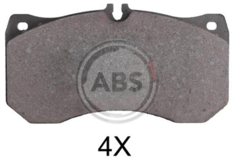 Гальмівні колодки пер. Audi A6/A7/A8 09-18 (BREMBO) (189,7x101,5x17,5) A.B.S. 37962