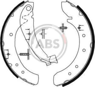 Комплект гальмівних колодок A.B.S. 8935