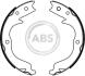 Колодка гальм. барабан. MITSUBISHI LANCER 2.0 EVO 08-,OUTLANDER II 2.2 3.0 07 задн. (ABS) A.B.S. 9235 (фото 1)