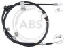 Трос ручного гальма зад. ASX/4008/C4 Aircross 10- Пр. (диск) (1780/1604) A.B.S. K17636 (фото 1)