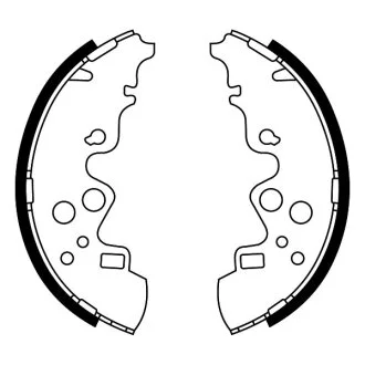 Гальмівна колодка MAZDA E 2.0/2.2D 05.85-12.03 ABE C03051ABE