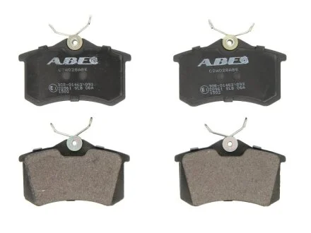 Гальмівні колодки, дискові ABE C2W028ABE