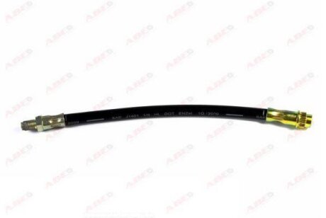 Гальмівний шланг гнучкий передн Лів/Прав (довжина 242мм, M10x1/M10x1) RENAULT 21, CLIO I, TWINGO I, TWINGO I/HATCHBACK 1.0-2.0 03.86-06.07 ABE C87148ABE