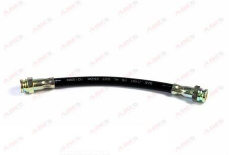 Гальмівний шланг гнучкий задн Лів/Прав (довжина 206мм, M10x1/M10x1) PEUGEOT 405 I, 405 II RENAULT AVANTIME, CLIO III, CLIO III/HATCHBACK, CLIO IV/HATCHBACK, ESPACE III 0.9LPG-3.0 06.87- ABE C87264ABE