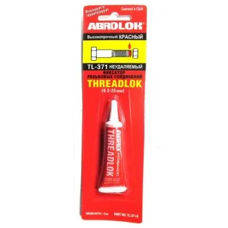 Фіксатор різьби червоний 6мл ABRO TL371